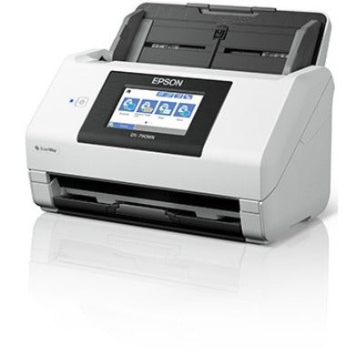 Profile view of Epson DS-790WN scanner showing compact design-alternate-image7