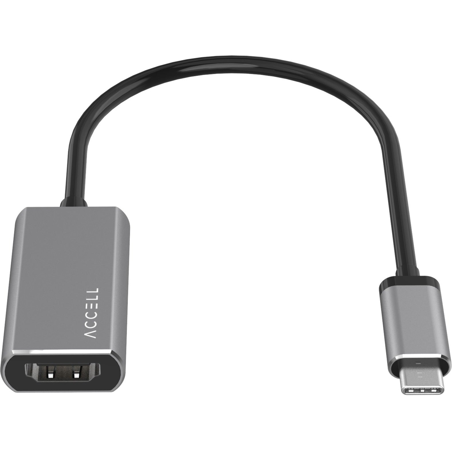 Accell U187B-008K USB-C to HDMI 2.0b Adapter 4K@60Hz HDR, HDCP 2.3, CEC