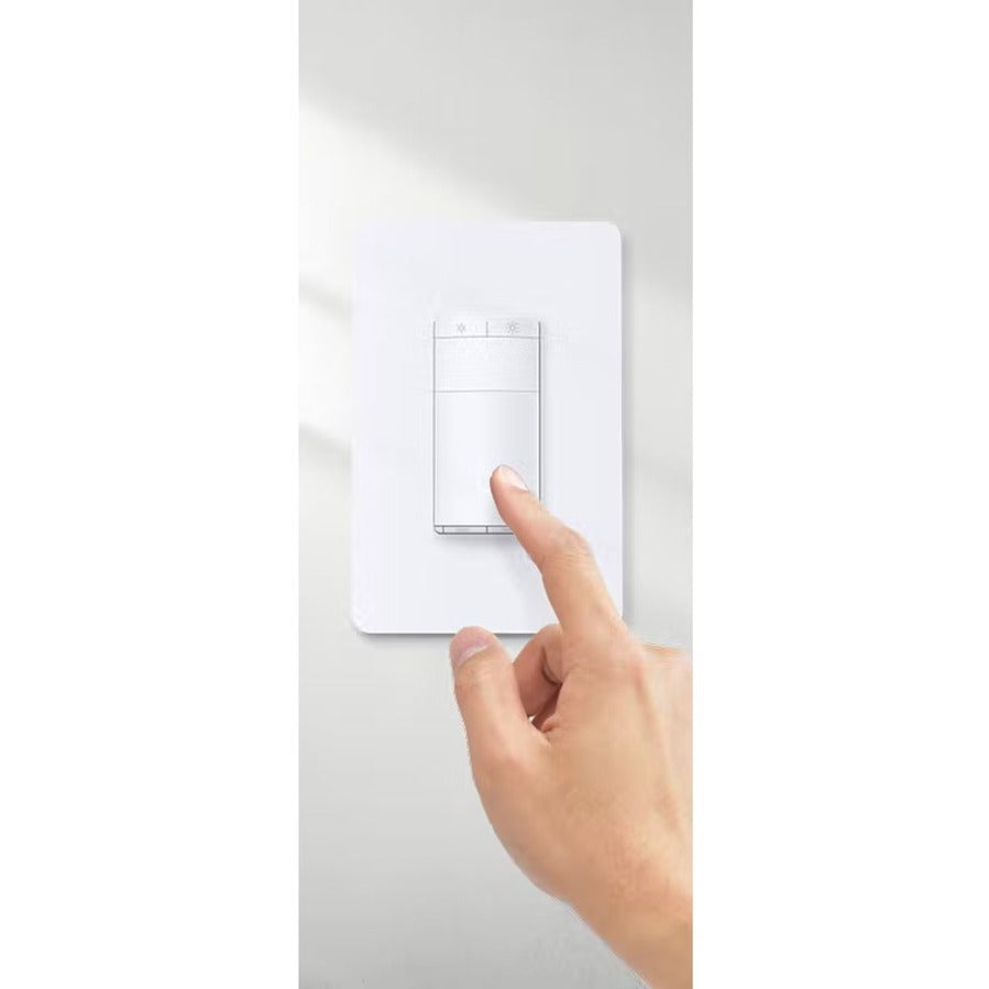 Hand touching the white motion sensor light switch-alternate-image3