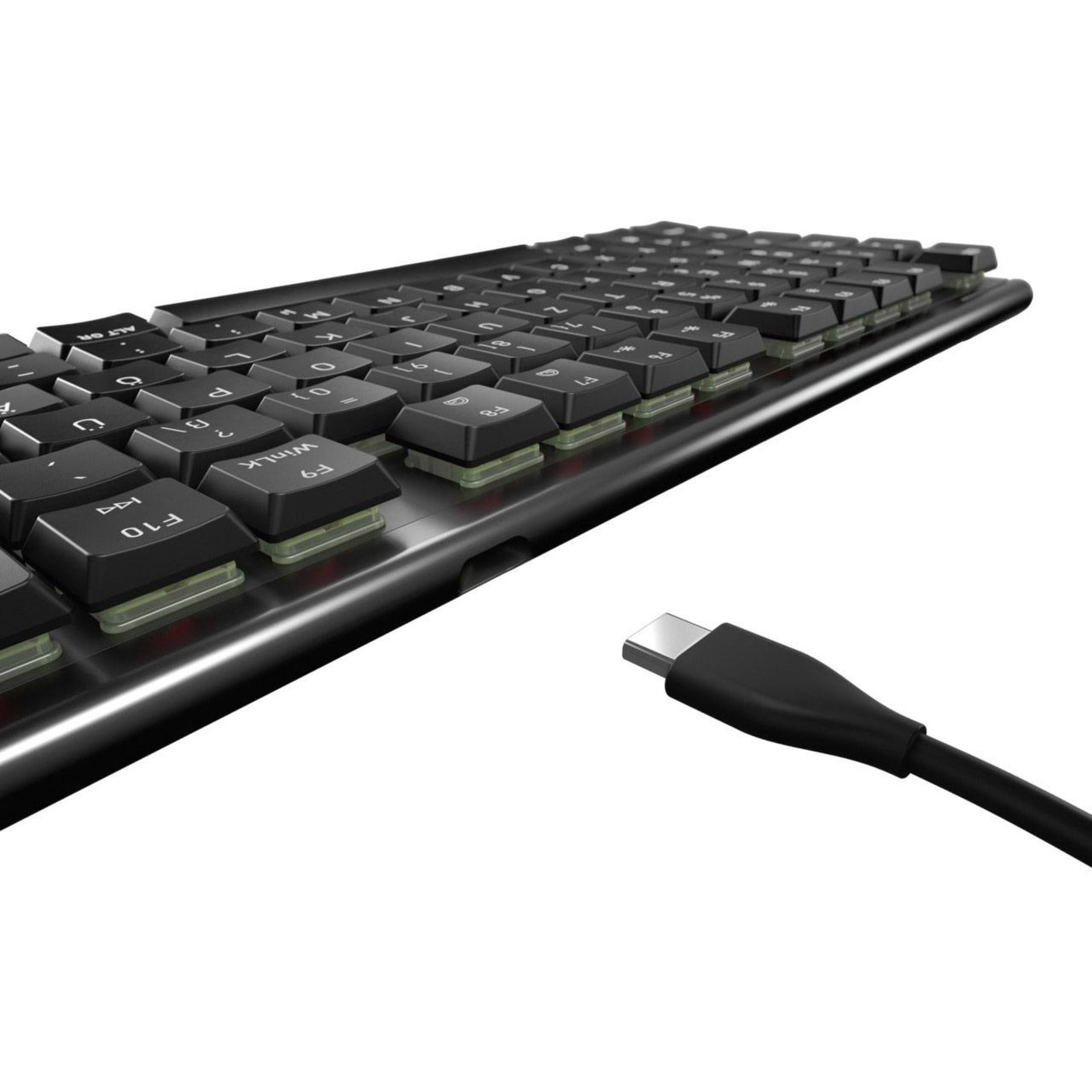 CHERRY G8A-25010LVBUS-2 MX 10.0N RGB Wired Mechanical Keyboard, Backlit, Low-profile Keys