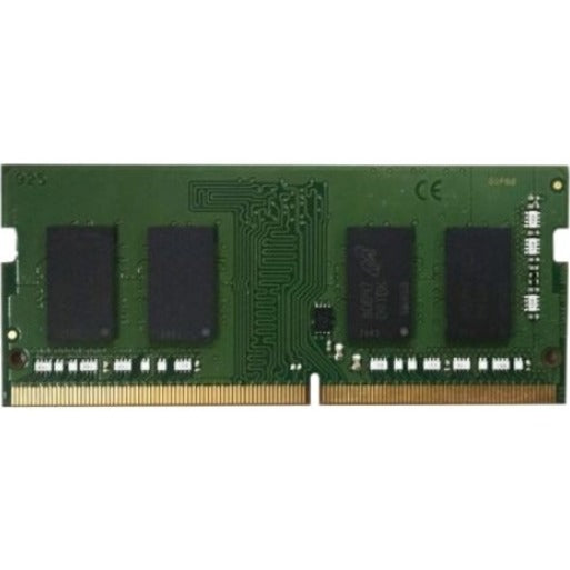 QNAP 4GB DDR4-2666 SoDIMM RAM module with green PCB and black memory chips-alternate-image1