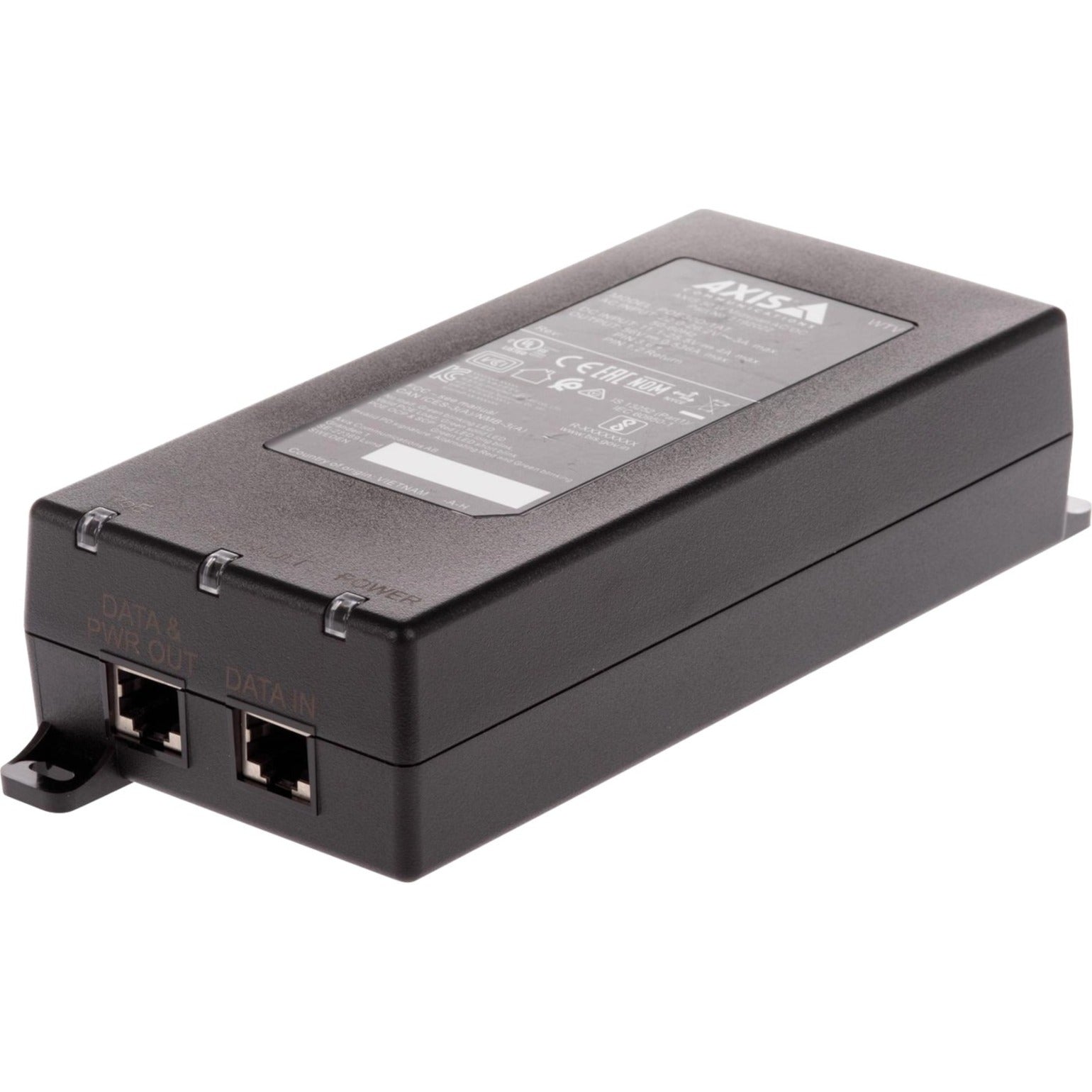 AXIS 02209-001 90 W Midspan AC/DC, PoE Injector for Powering IP Cameras