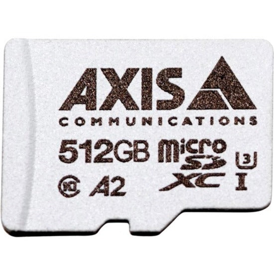 AXIS Communications 512GB microSDXC memory card with A2 performance rating and UHS-I interface