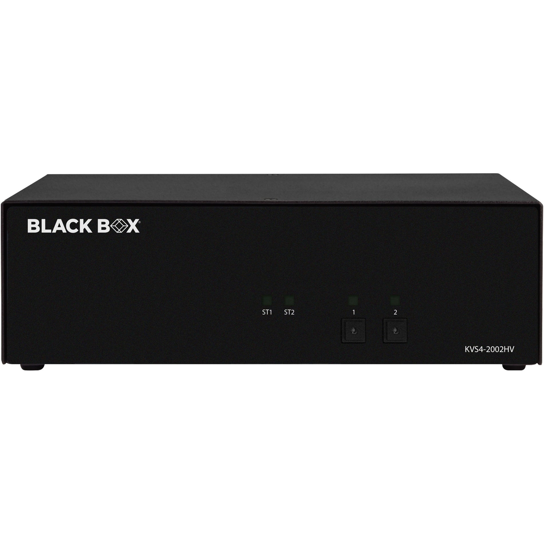 ブラックボックス KVS4-2002HV セキュアKVMスイッチ - FlexPort HDMI/DisplayPort、4 USBポート、3840 x 2160解像度、1年保証