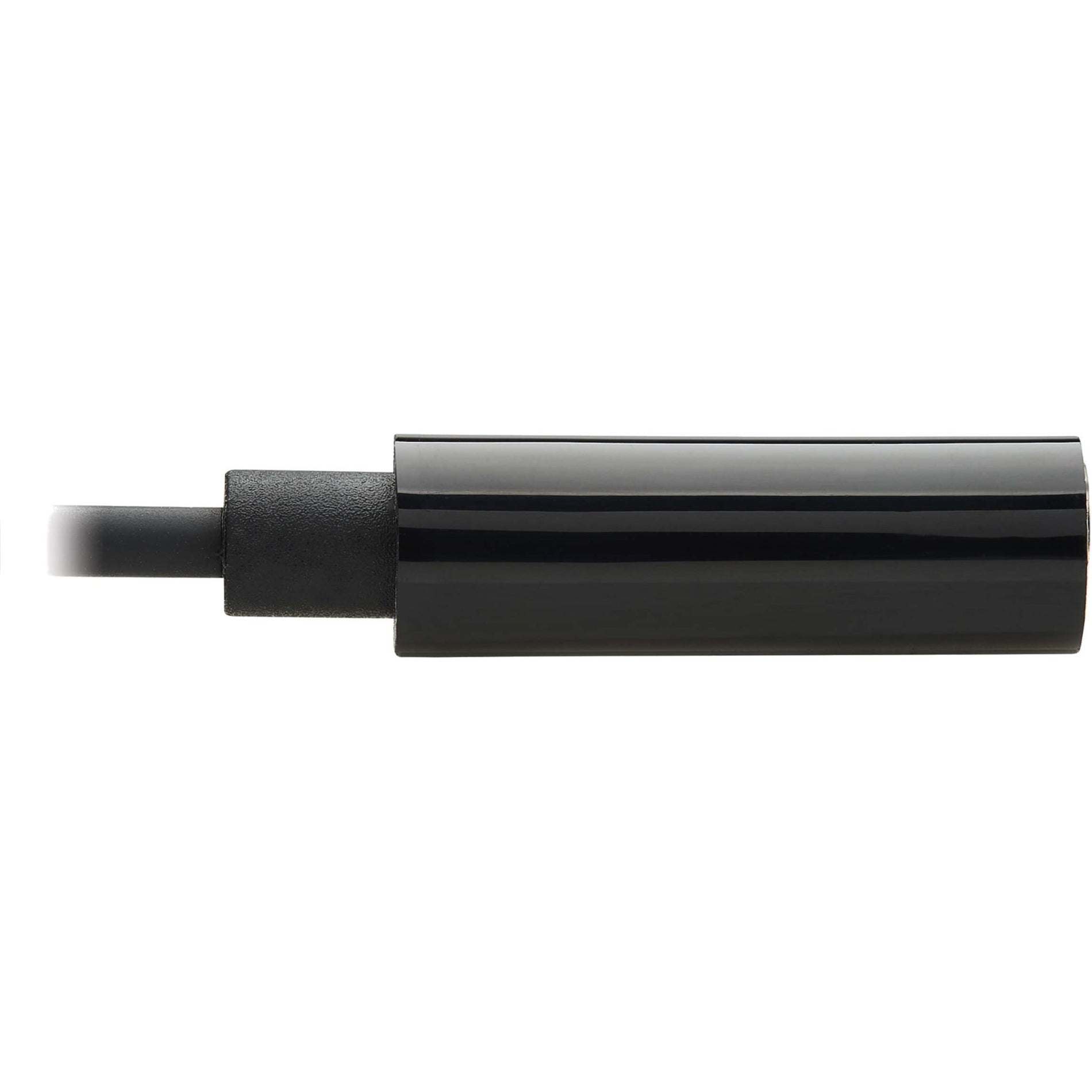 特力宝 U437-001 USB-C 到 3.5 毫米耳机插头适配器，即插即用，7.92英寸电缆，黑色 特力宝