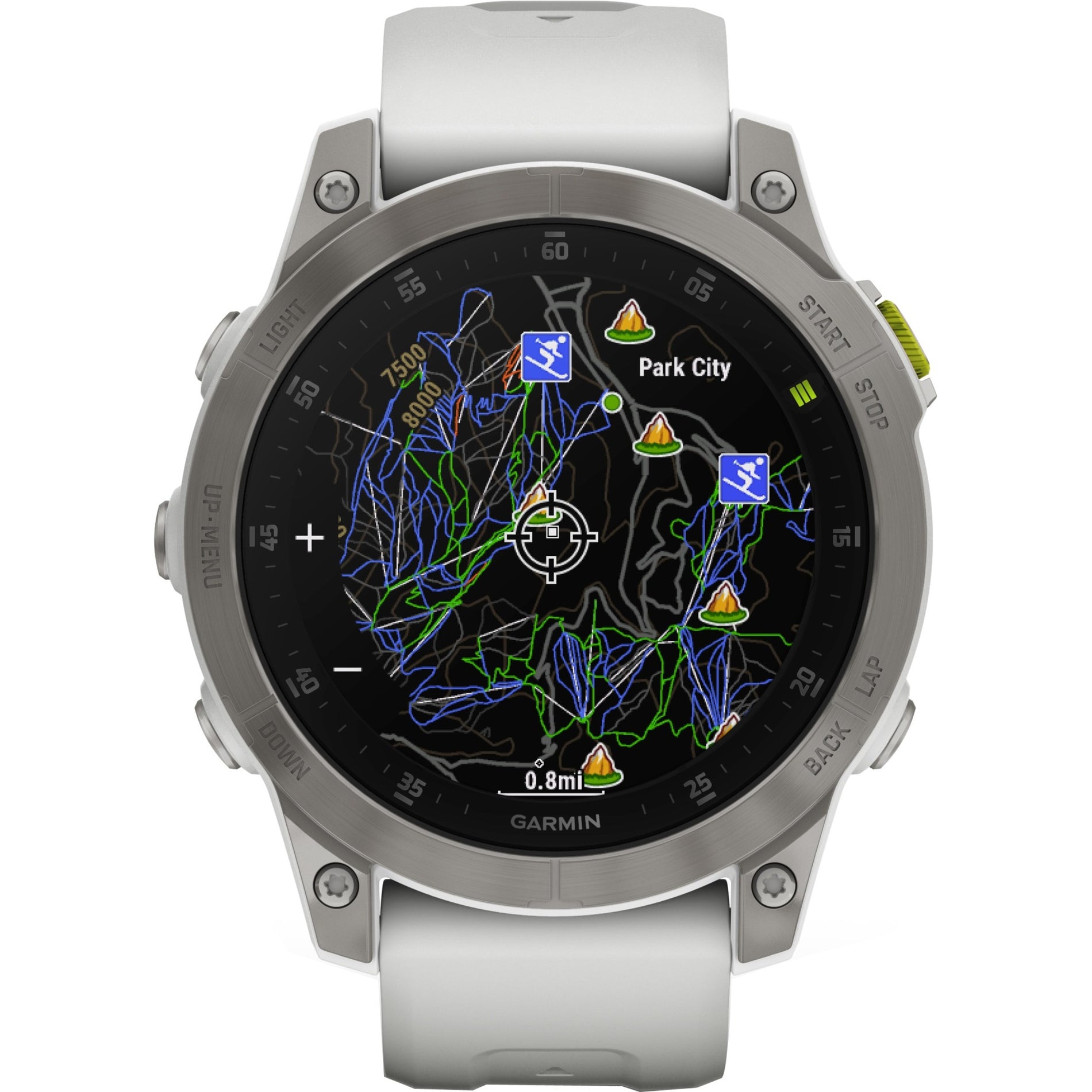 Garmin epix Gen 2 displaying ski resort navigation and tracking-alternate-image14