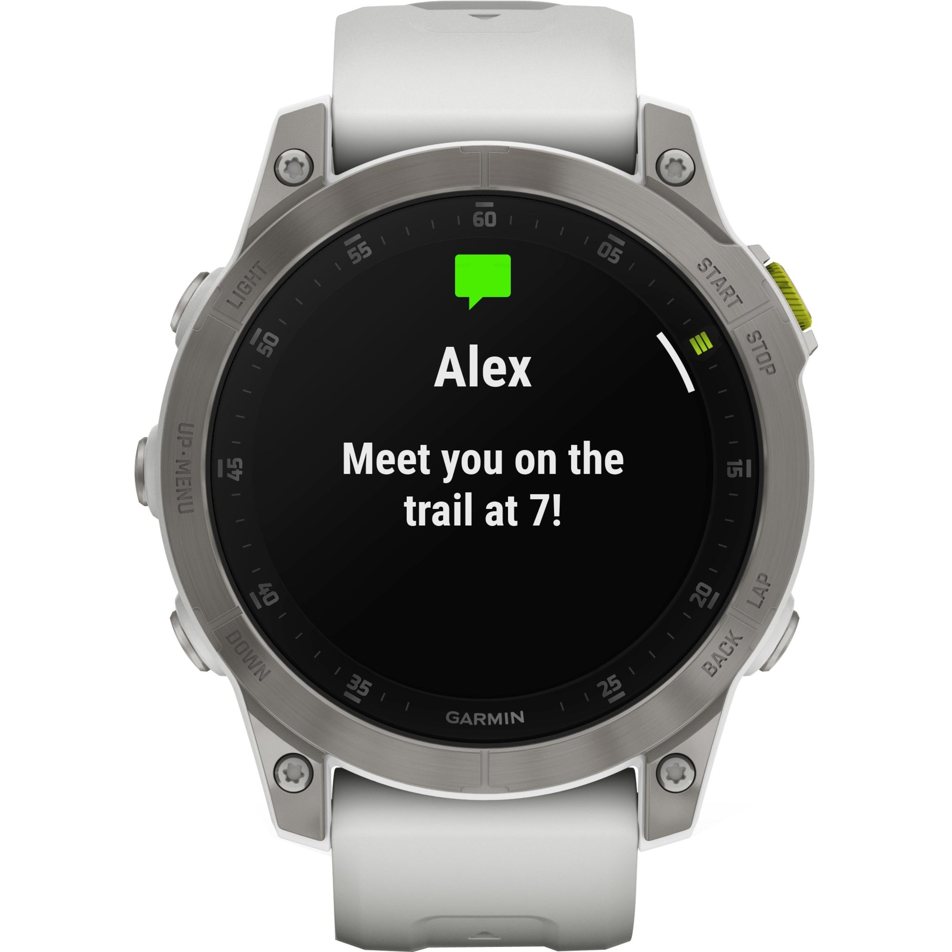 Garmin epix Gen 2 displaying smart notification message screen-alternate-image12