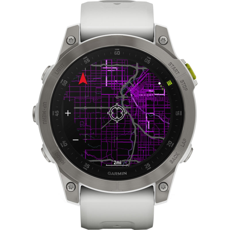 Garmin epix Gen 2 showing urban navigation map display