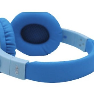 Side view of AVID AE-25 headset showing padded headband and ear cushion design