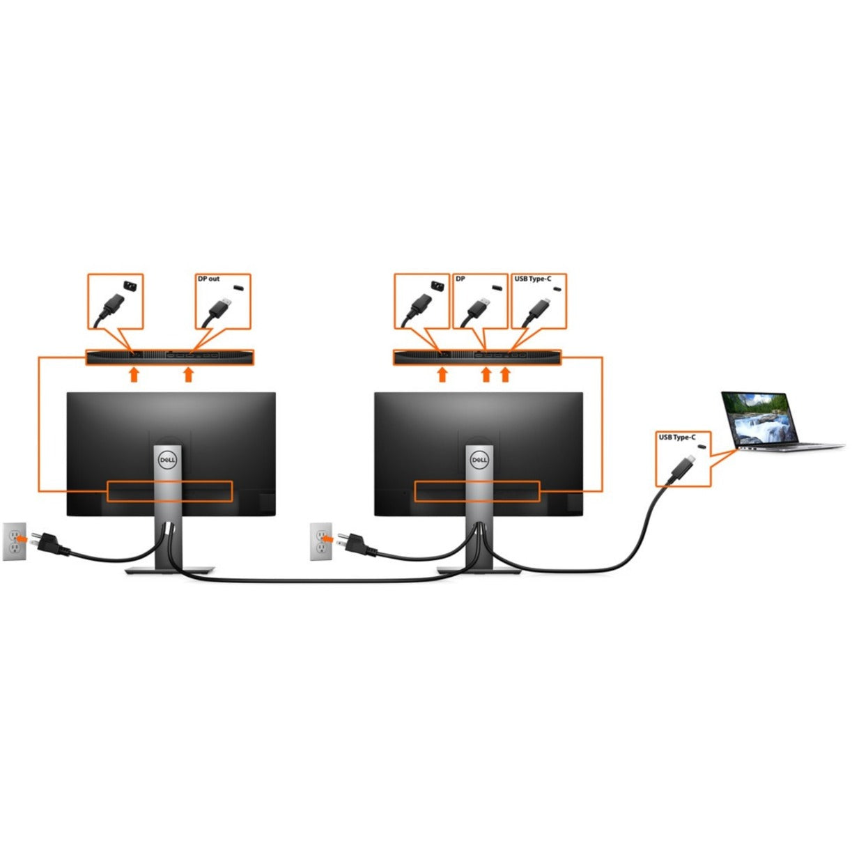 Dell 210-AZBN Docking Station, USB Type-C, 210 W Power Supply