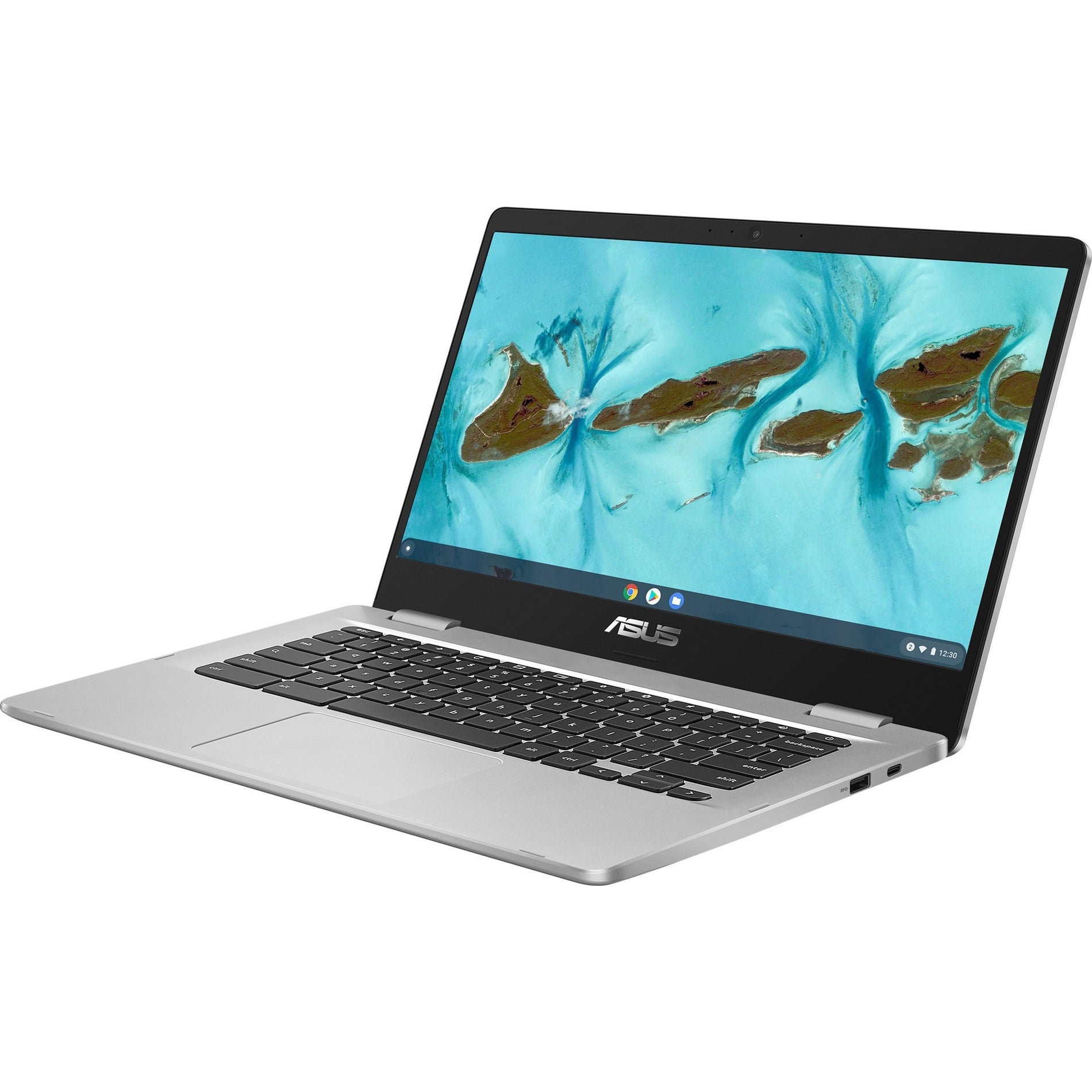 Asus C424MA-WH44F Chromebook 14" フルHD、インテル Celeron N4020、4GB RAM、64GB フラッシュ、ChromeOS アスース