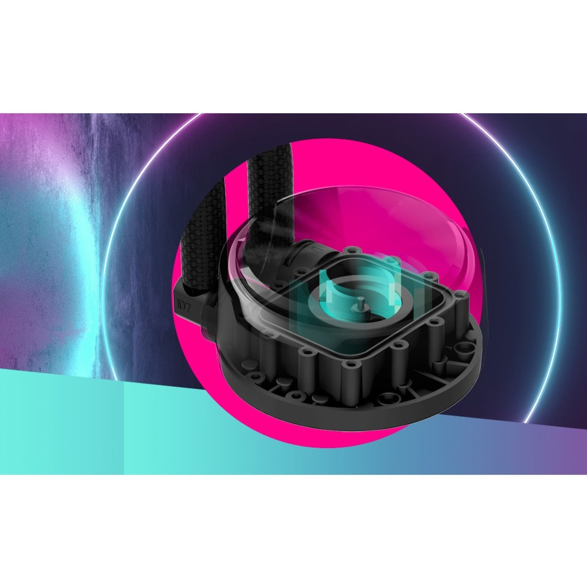 Cooler Master MLY-D36M-A23PZ-R1 MasterLiquid PL360 Flux Liquid Cooler, 3 Fans, ARGB LED Color, 919.8 gal/min Maximum Airflow