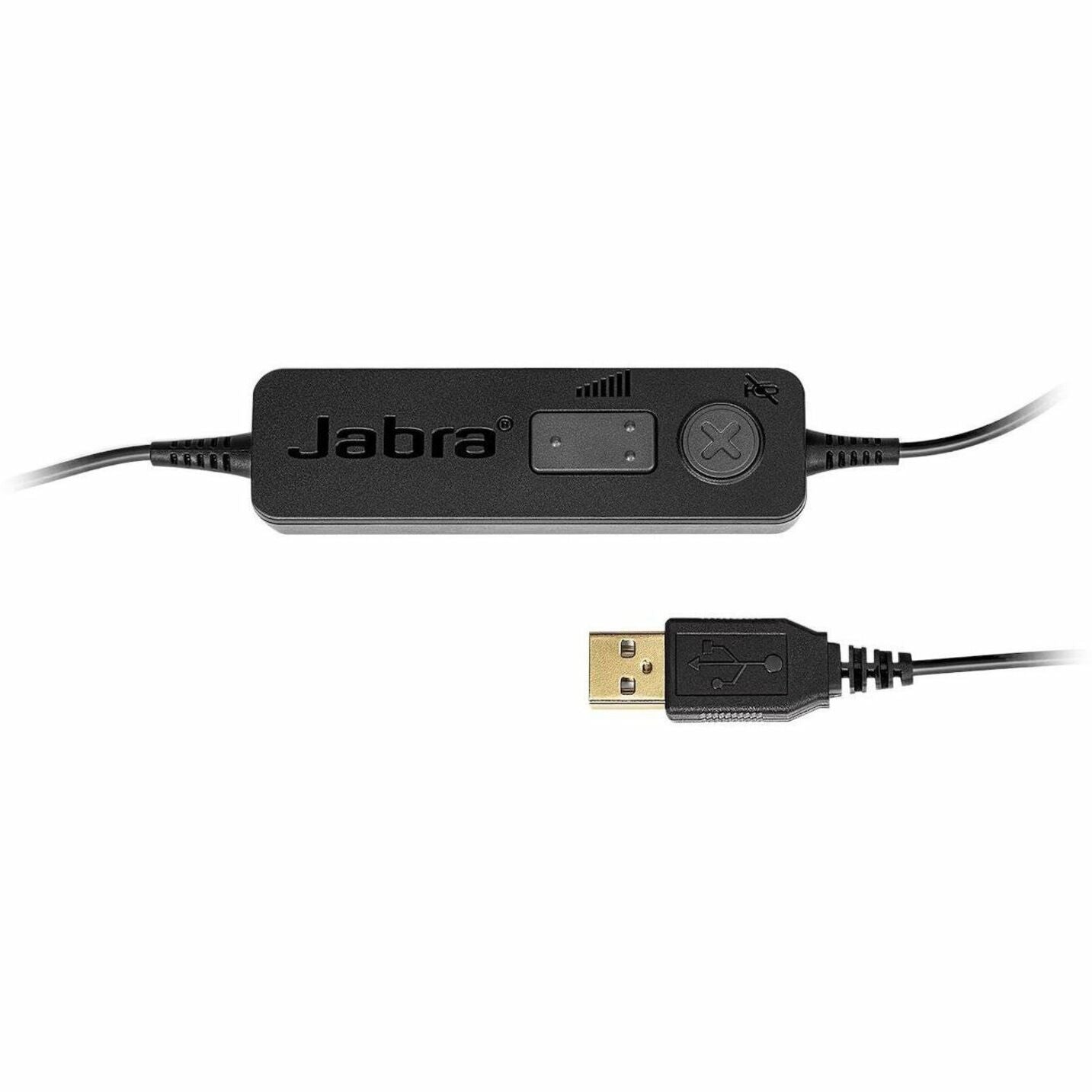 USB control unit of Jabra Biz 1100 EDU headset with interface buttons and cable-alternate-image4