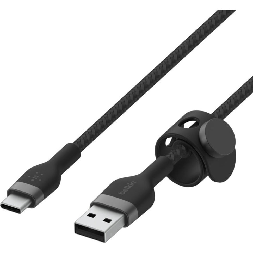 Belkin CAB010BT1MBK BOOST&uarr;CHARGE PRO Flex USB-A to USB-C Kabel 5-Jahres-Garantie Fray Resistent 33 ft Schwarz
