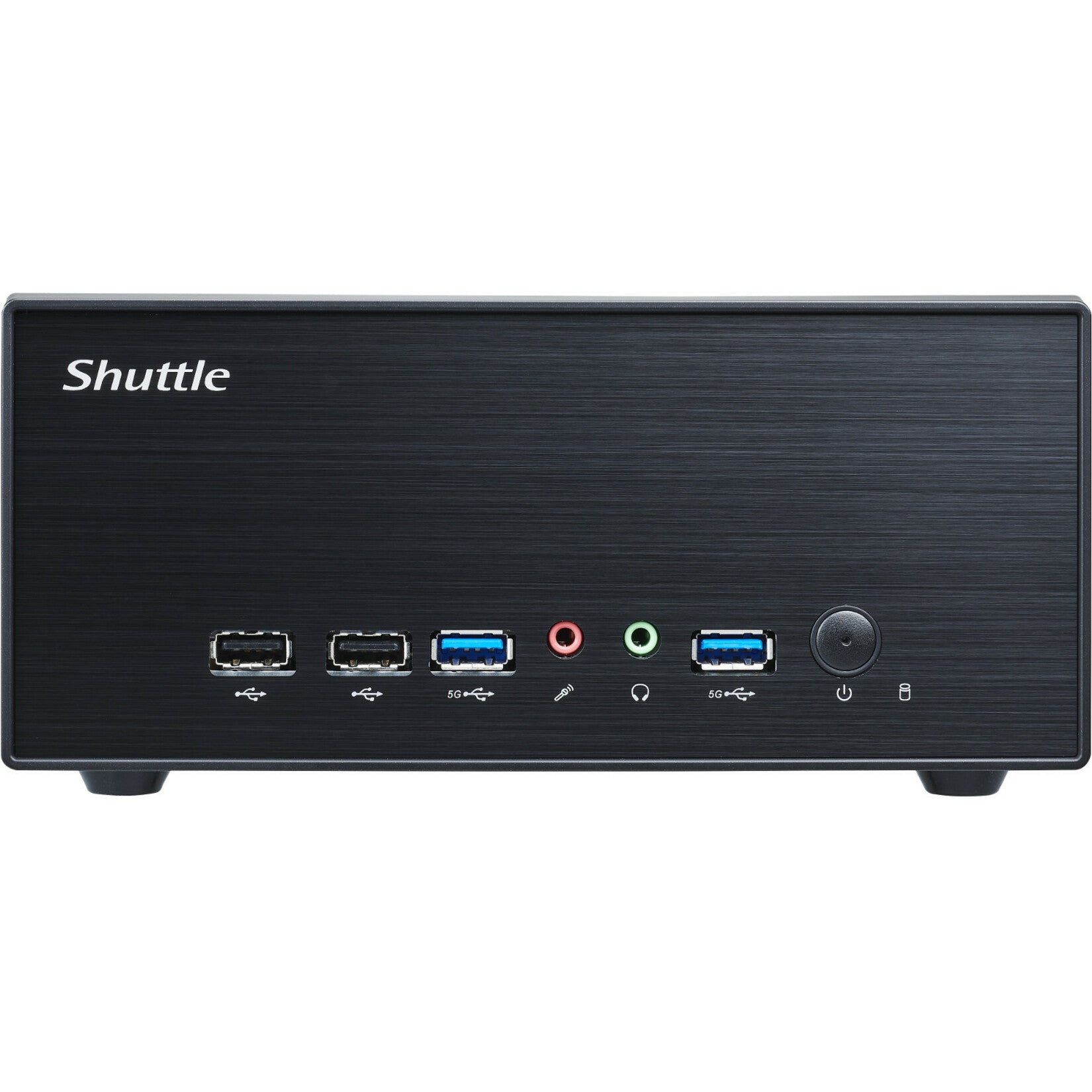 Système Barebone XPC slim Shuttle XH510G2 - PC Compact Professionnel Socket LGA-1200 Chipset Intel H510 Express Support RAM DDR4 Stockage SATA III Ethernet Gigabit Alimentation 180W.