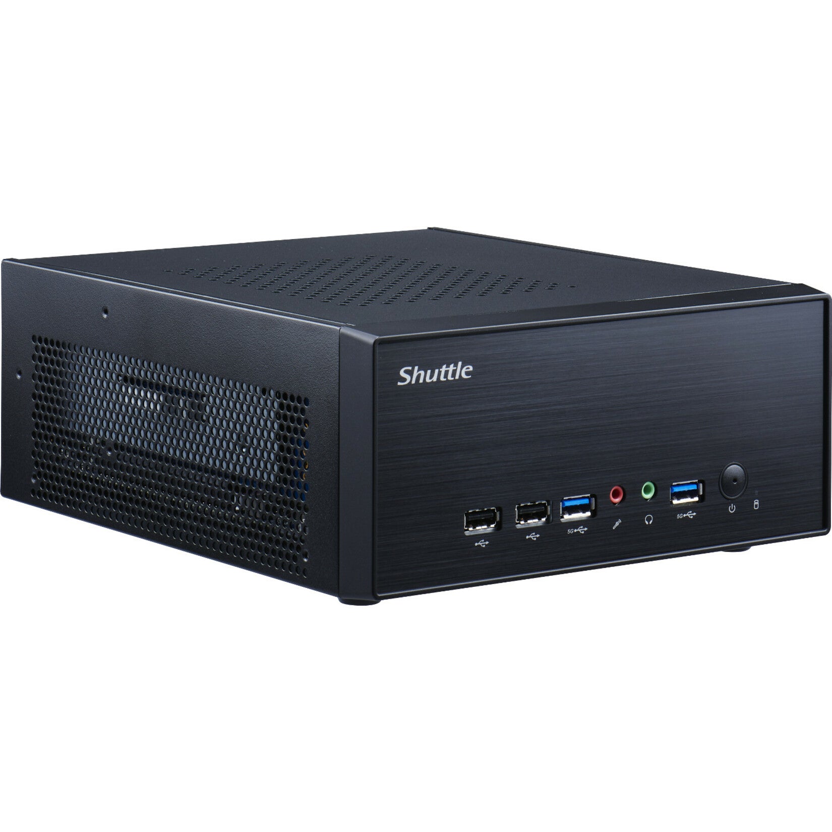 Système Barebone XPC slim Shuttle XH510G2 - PC Compact Professionnel Socket LGA-1200 Chipset Intel H510 Express Support RAM DDR4 Stockage SATA III Ethernet Gigabit Alimentation 180W.