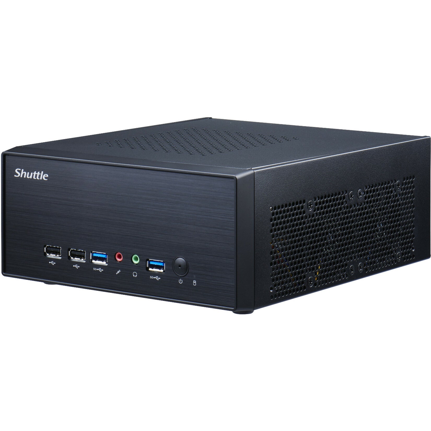 Sistema Barebone Slim Shuttle XH510G2 XPC - PC Compacto para Negocios Zócalo LGA-1200 Chipset Intel H510 Express Soporte para RAM DDR4 Almacenamiento SATA III Ethernet Gigabit Fuente de Alimentación de 180W