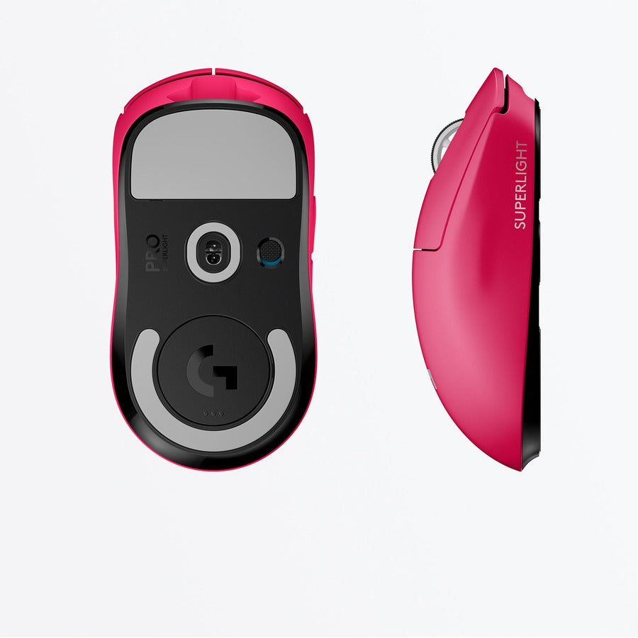 Logitech G 910-005954 Pro X Superlight Wireless Gaming Mouse, Rechargeable, 25600 dpi, Pink