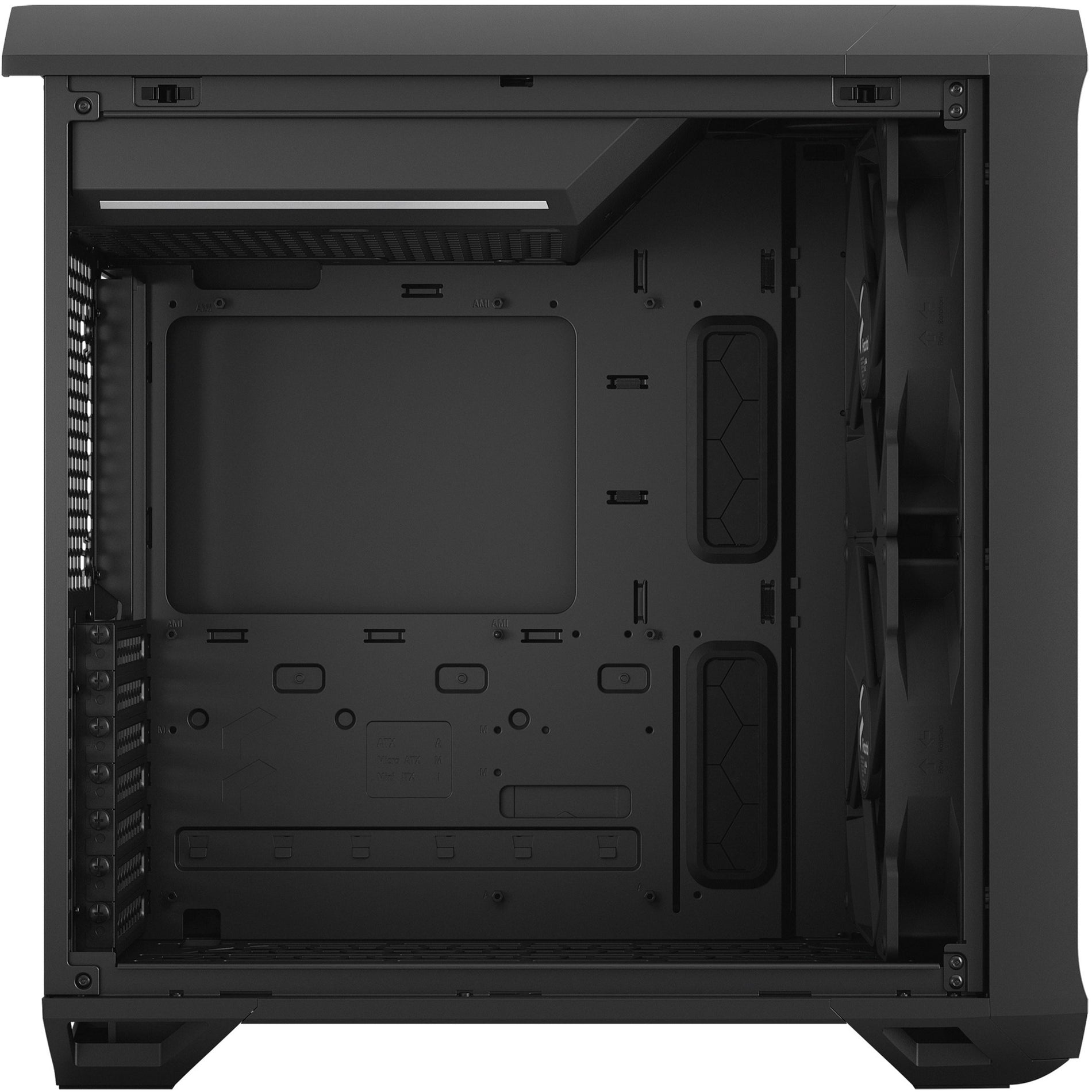 Fractal Design FD-C-TOR1C-04 Torrent Compact Black Solid Computer Case, Micro ATX, Tower Form Factor