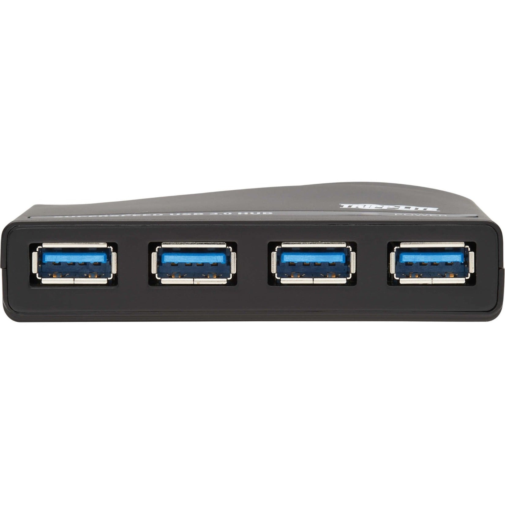 Tripp Lite U360-004-R-INT 4-Port USB-A Mini Hub, USB 3.2 Gen 1, International Plug Adapters