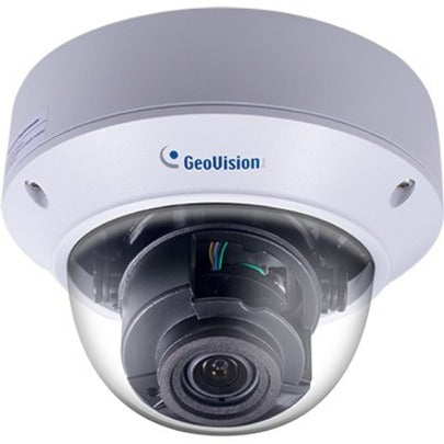 GeoVision 125-TVD4810-000 AI 4MP H.265 5x Zoom Super Low Lux WDR Pro IR Vandal Proof IP Dome, Varifocal Lens, 3840 x 2160 Video Resolution, Memory Card Storage