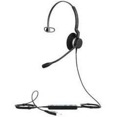 Jabra GSA2393-823-109PTT BIZ 2300 Headset Headset Mono Berkabel dengan Mikrofon Peredam Suara