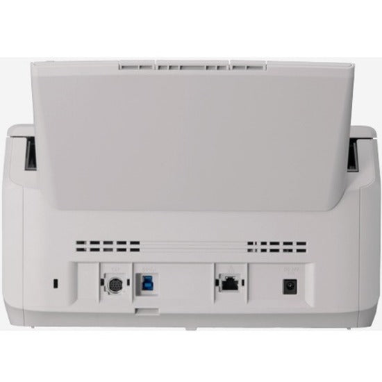 Rear view of Fujitsu fi-8170 scanner showing connection ports and interfaces-alternate-image4