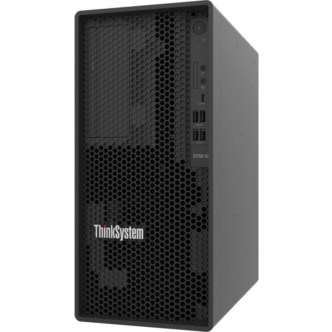 Lenovo 7D8JA010NA ThinkSystem ST50 V2 Server, Xeon E-2356G, 16GB RAM, No Hard Drive, 3 Year Warranty