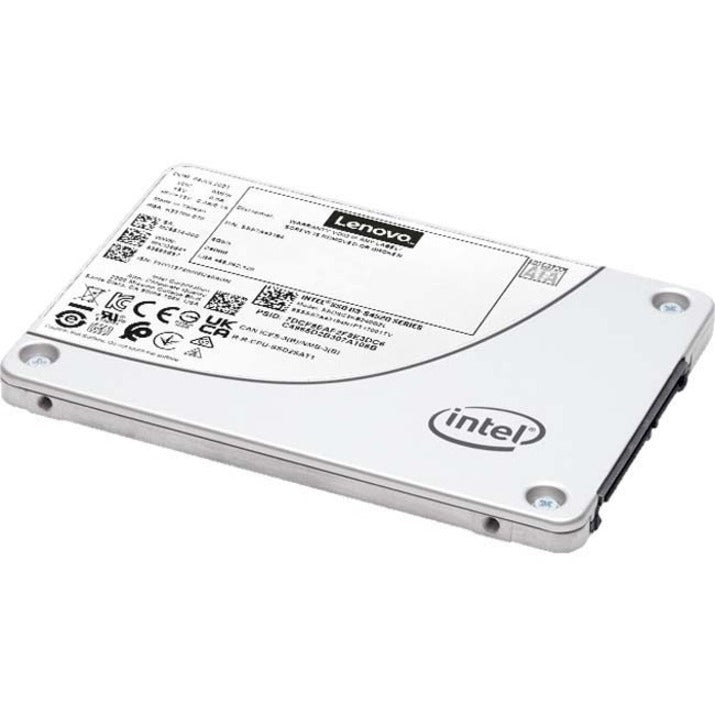 Lenovo 4XB7A77455 ThinkSystem ST50 V2 3.5" S4520 480GB Read Intensive SATA 6Gb NHS SSD, High Performance Storage Solution