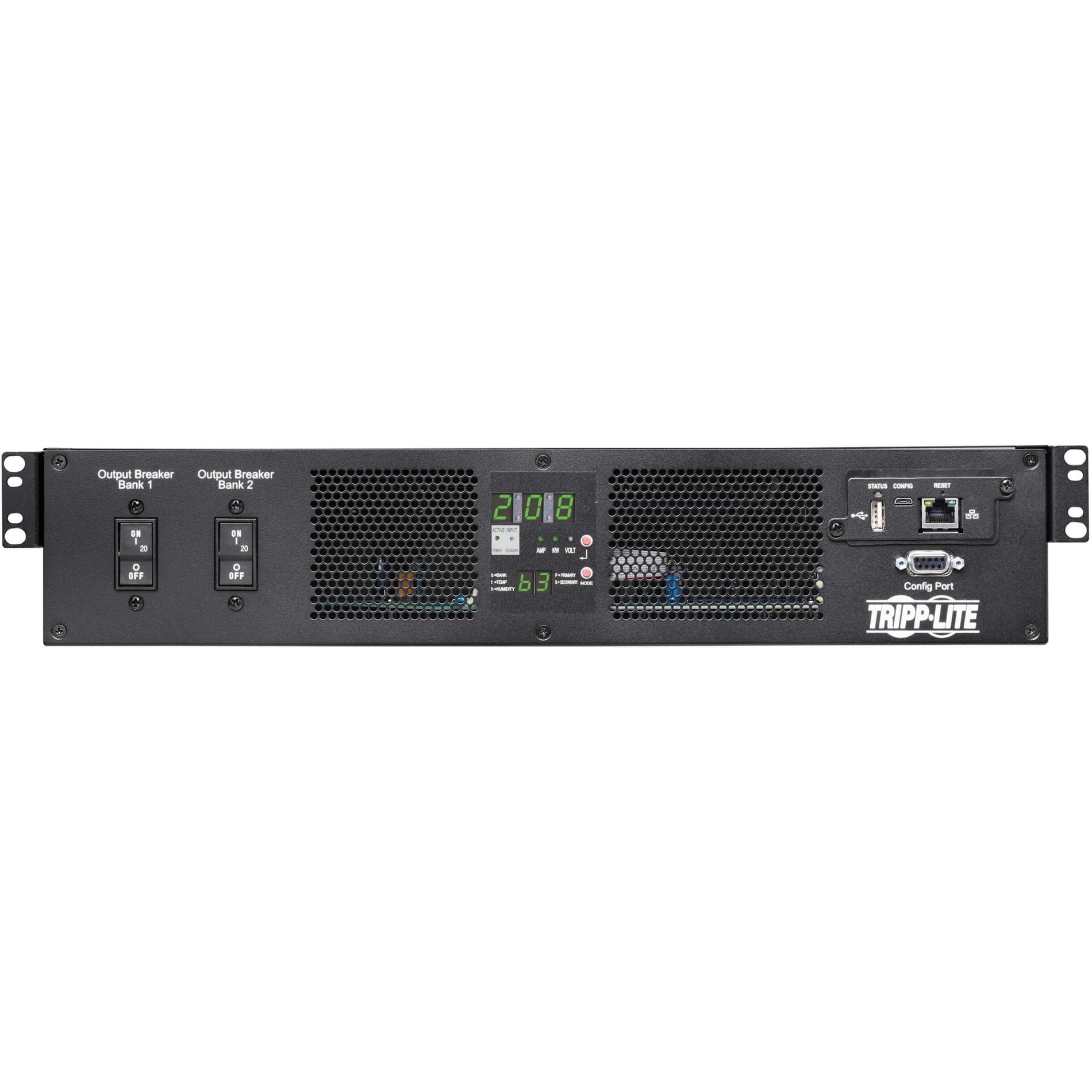 트립 라이트 PDUMNH32HVAT2 18-아웃렛 PDU 모니터링 32A 입력 전류 230V AC 입력 전압 7400W 전력 등급