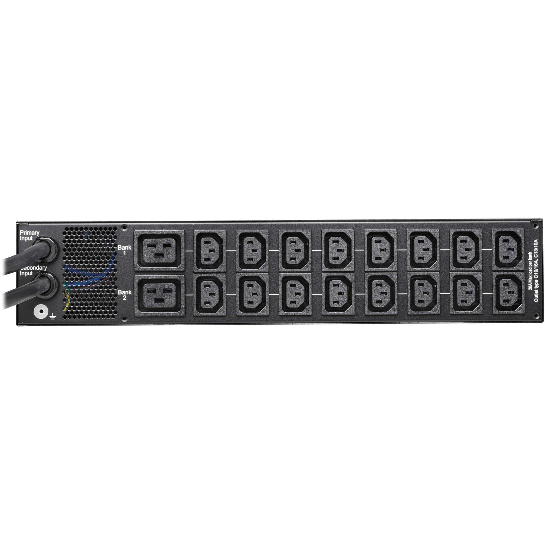 Tripp Lite PDUMNH32HVAT2 18-Outlets PDU, Monitored, 32A Input Current, 230V AC Input Voltage, 7400W Power Rating