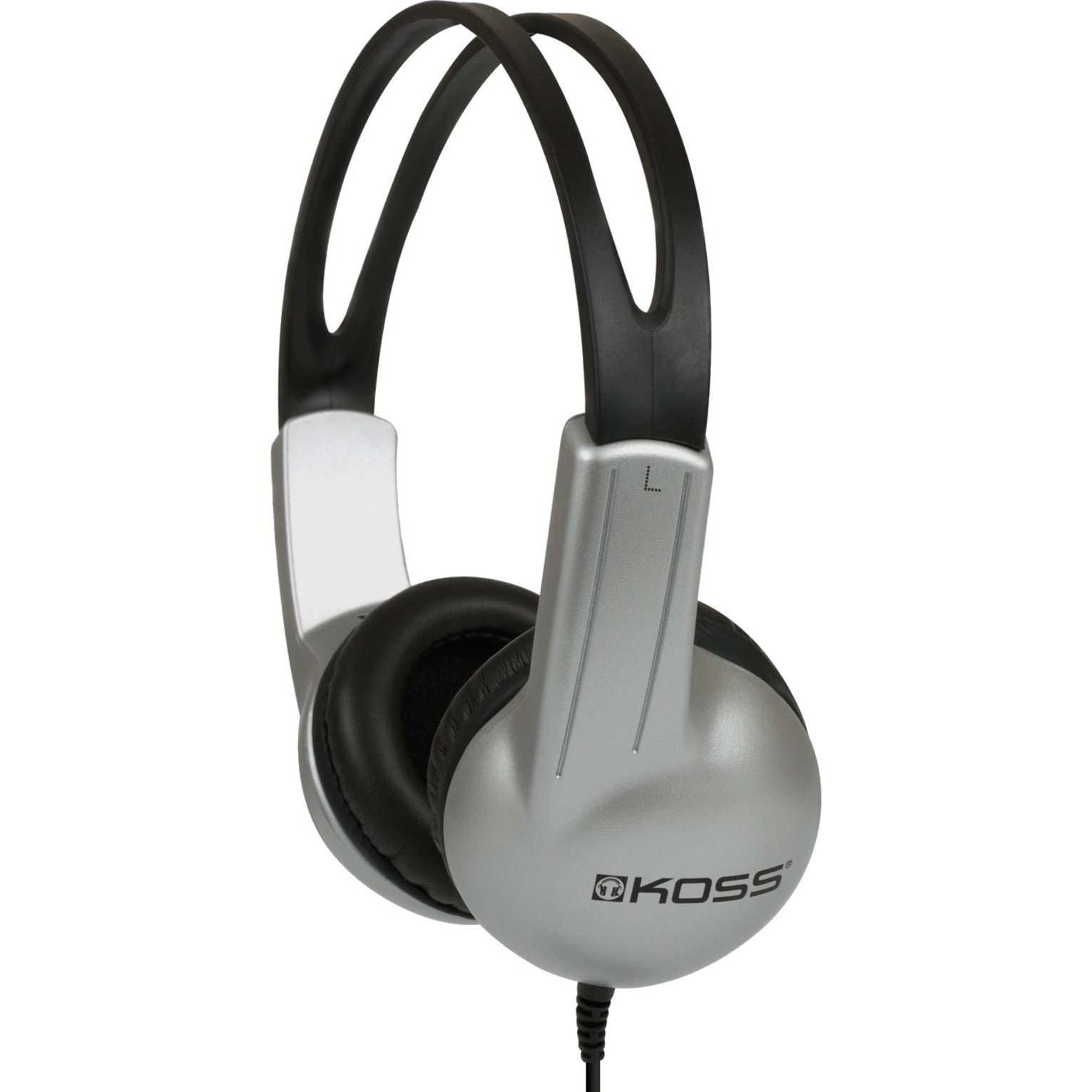 Koss 196990 UR10 Fones de ouvido On Ear Confortáveis Arco de cabeça ajustável Graves profundos Leves