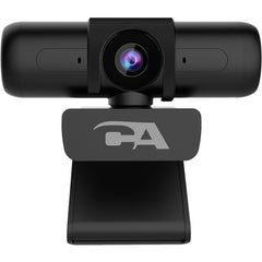 Cyber Acoustics WC-3000 CA Essentiële Webcam 1080p 5MP Super HD Met Geïntegreerde Privacy Sluiter Zoom Cert. Dual Omni Directe Mics