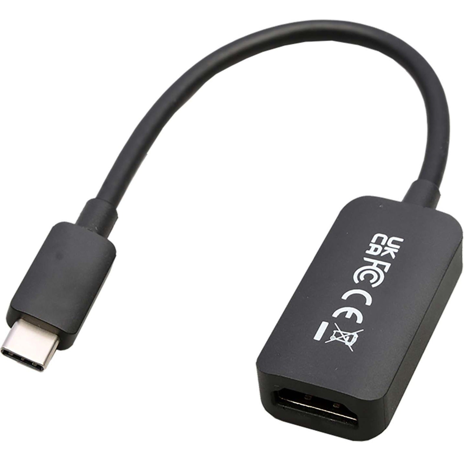 V7 V7USBCHDMI4K60HZ USB-C Male to HDMI 2.0 Female 21.6 Gbps 4K UHD, Shielded, Plug and Play