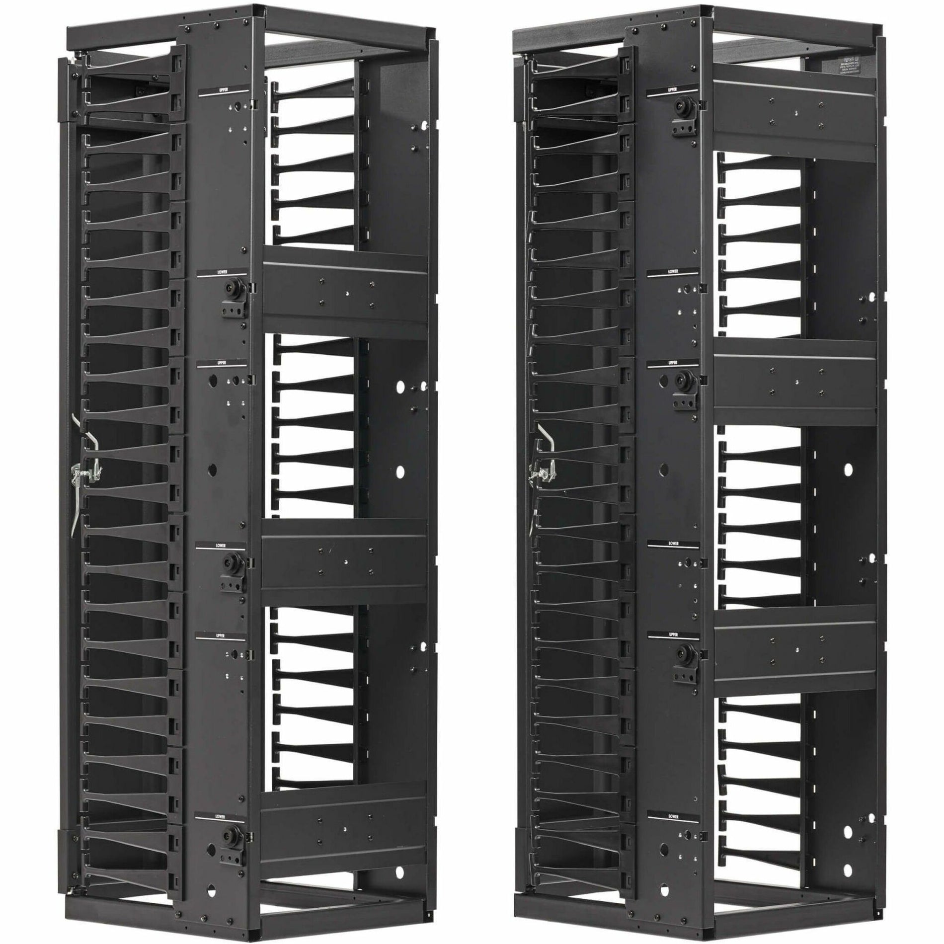 Exploded view showing modular components of cable manager-alternate-image5