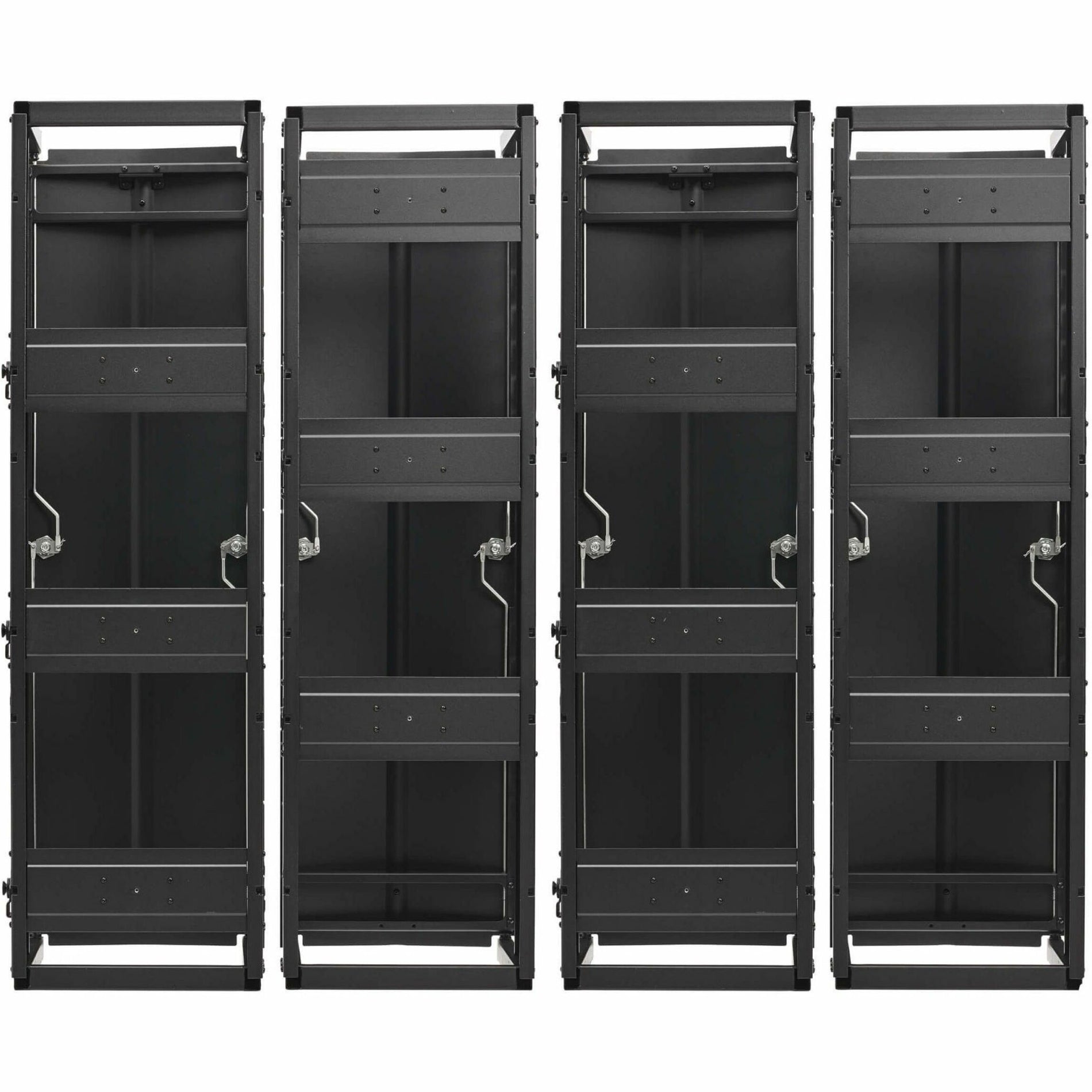 Tripp Lite SRCABLEVRT12HD2 Organisateur de câbles - Gaine à doigts double face noir