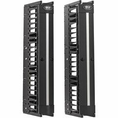 Tripp Lite SRCABLEVRT6HD Organizador de Cables - Ducto de Dedos Doble Cara Negro