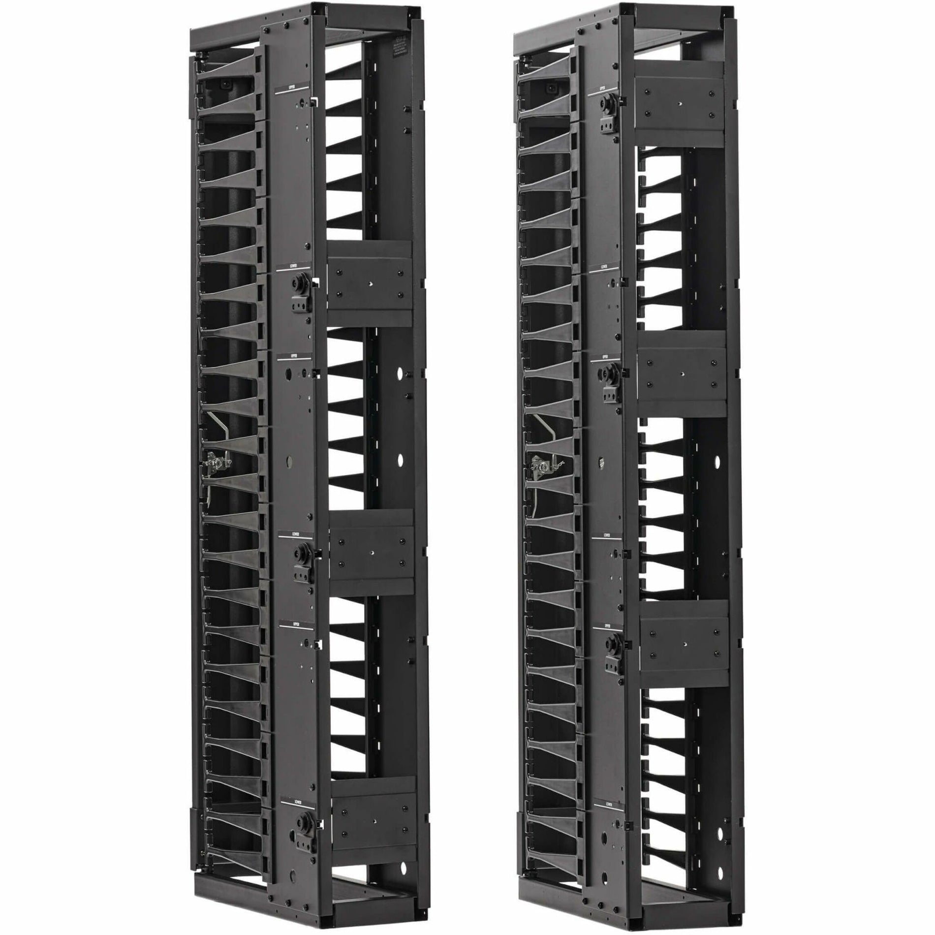 Tripp Lite SRCABLEVRT6HD Organisateur de câbles - Duct à doigts double face noir