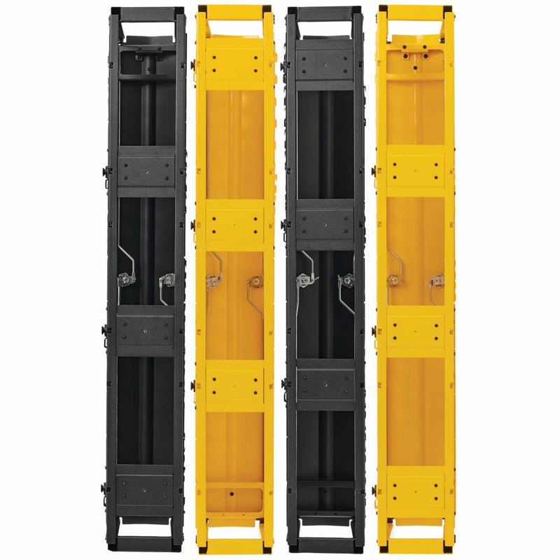 Internal view of cable manager showing mounting points and structural framework