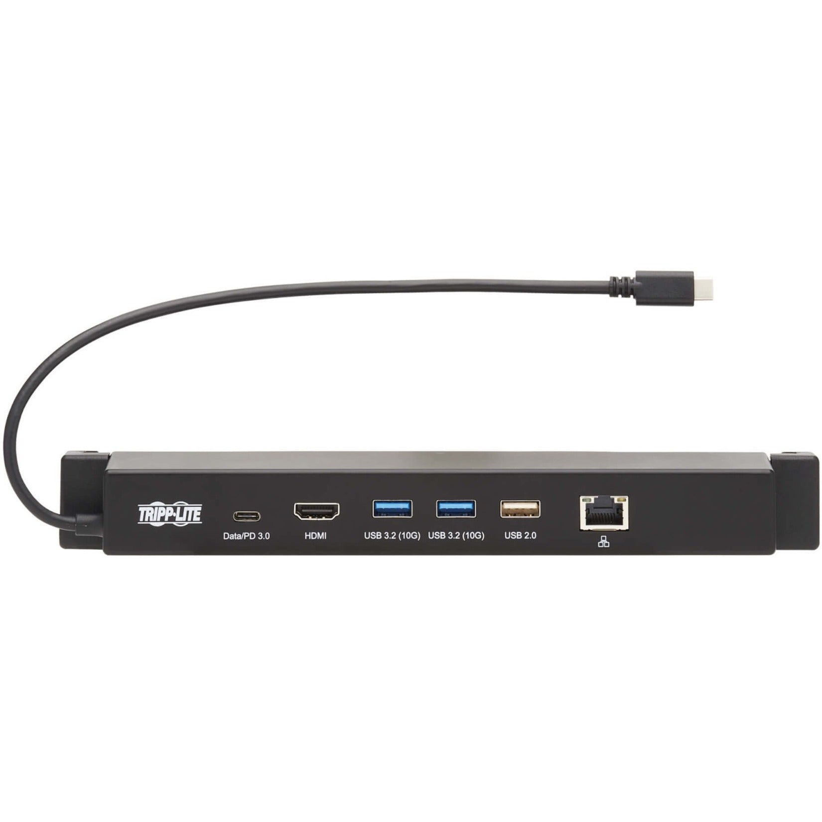 ทริปไลท์ U442-DOCK14-MS สถานีเชื่อมต่อสำหรับ Microsoft Surface 4K HDMI USB 3.2 Gen 2 USB-A ฮับ GbE การชาร์จ 100W PD สีดำ