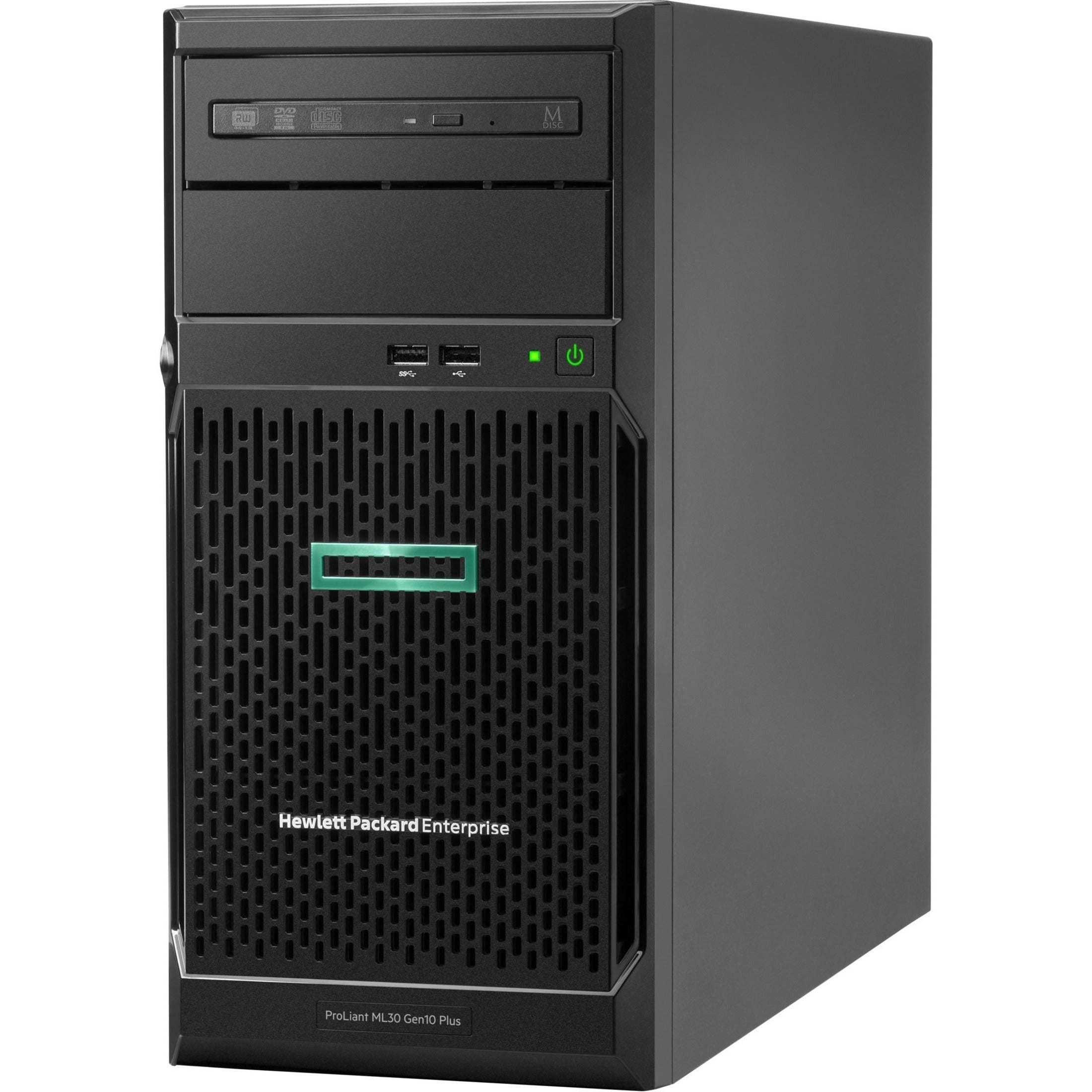 HPE P44720-001 ProLiant ML30 G10 Plus 4U Tower Server Intel Xeon E-2314 2.80 GHz 16 GB RAM  HPE P44720-001 ProLiant ML30 G10 Plus 4U Tower Server Intel Xeon E-2314 2.80 GHz 16 GB RAM