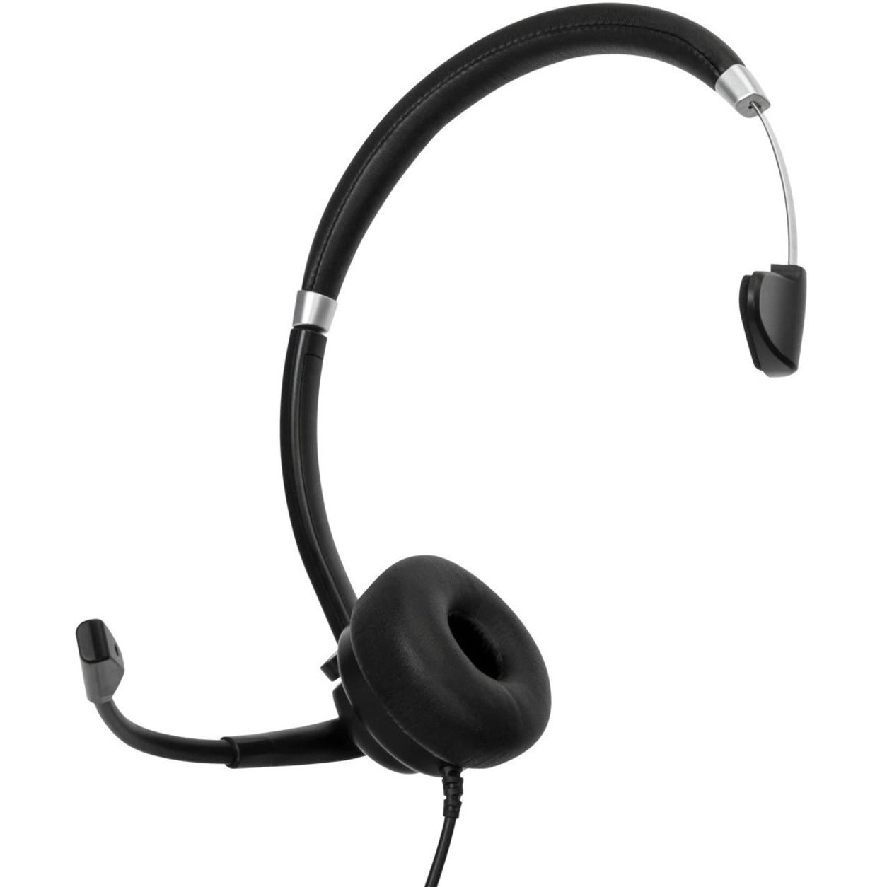 Targus AEH101TT Kabelgebundenes Mono-Headset Leichtes On-Ear-Headset mit drehbarem Mikrofon USB-Typ-A-Schnittstelle