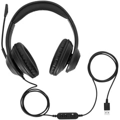 Targus AEH102TT Bedraad Stereo Headset Binaural Over-het-oor USB-A Verbinding 2 Jaar Garantie