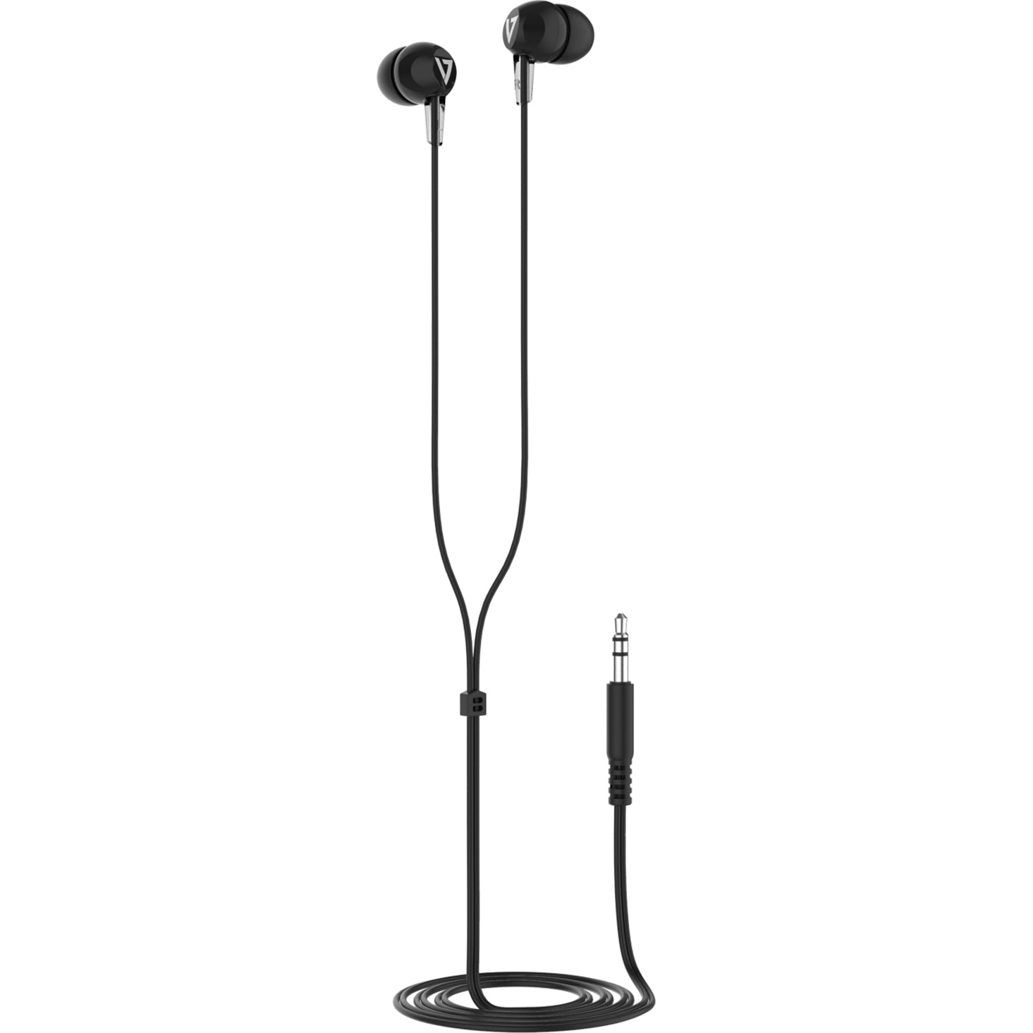 V7 HA200 3.5mm Noise Isolating Stereo Earbuds, Lightweight and Comfortable