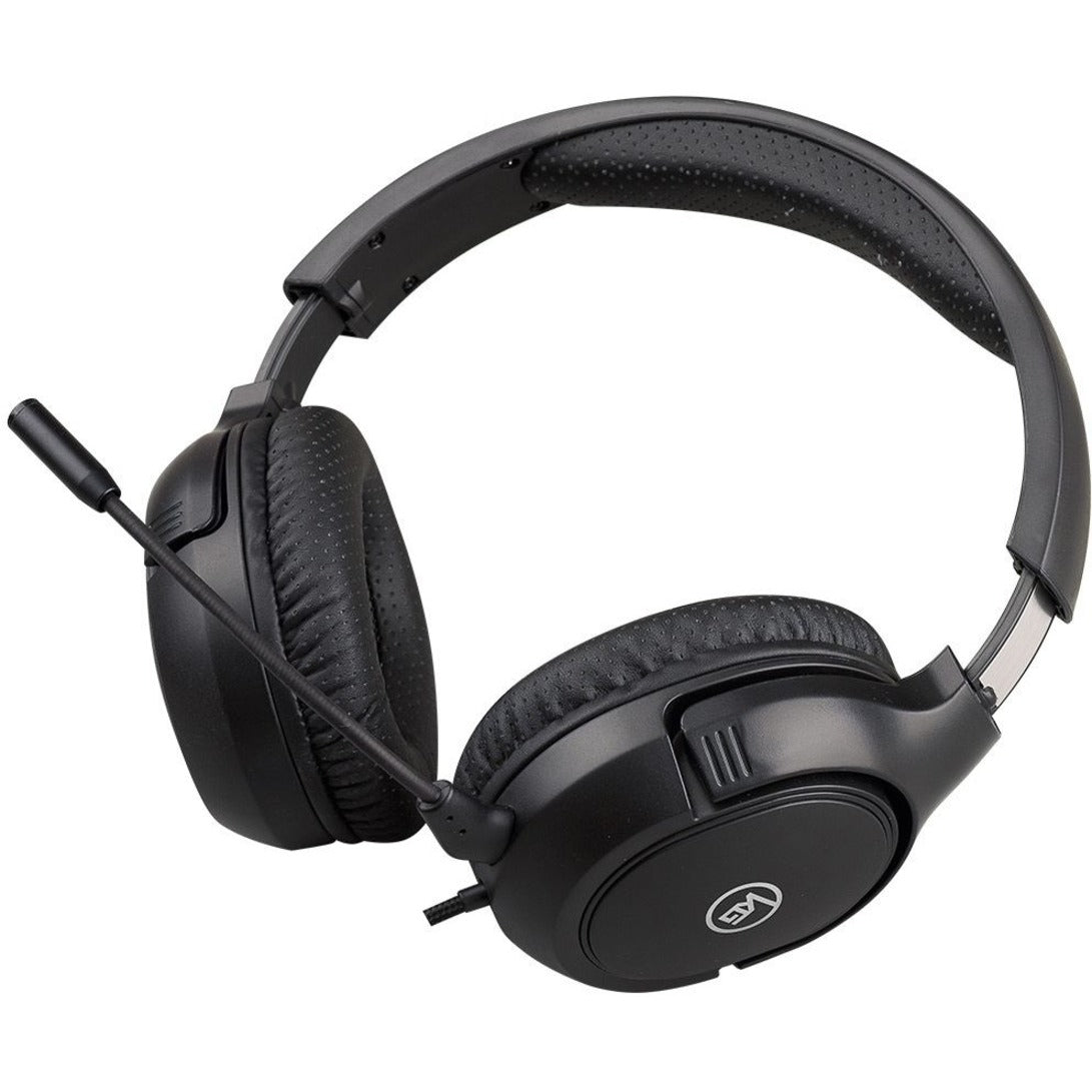 Kaliber 游戏 GHG602 UNIKOMM 通用头戴式耳机，强劲低音，可伸缩式麦克风，游戏耳机