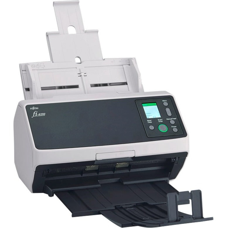 Fujitsu PA03810-B005 fi-8190 ADF/Manual Feed Scanner, Color, Duplex Scanning, 600 dpi Optical Resolution, 180 ipm Scan Speed