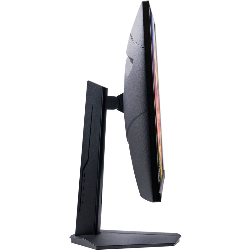 Side profile of MSI Optix G274 gaming monitor showing stand design and tilt mechanism