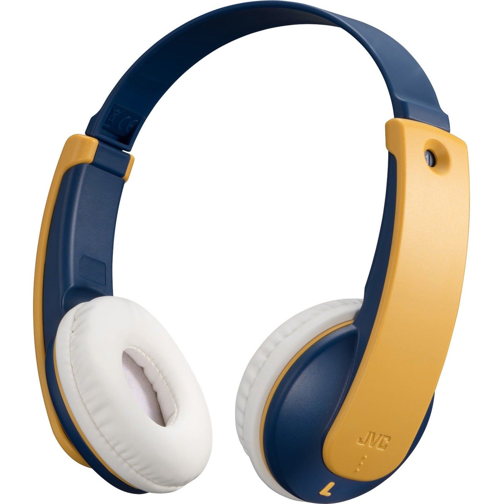 JVC HA-KD10WY HA-KD10W Headset, Wireless Bluetooth 5.0 On-ear Headphones, Rechargeable Battery, Lightweight, Yellow