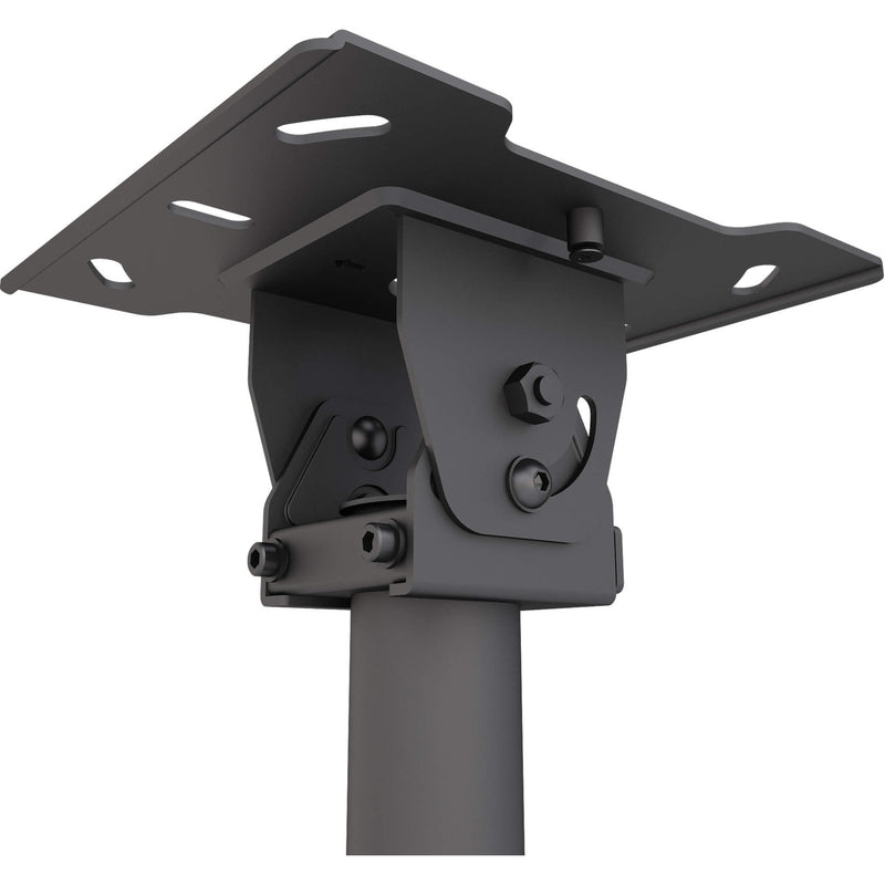 Detailed view of the Kanto MBC411T's ceiling mounting plate and tilt adjustment mechanism