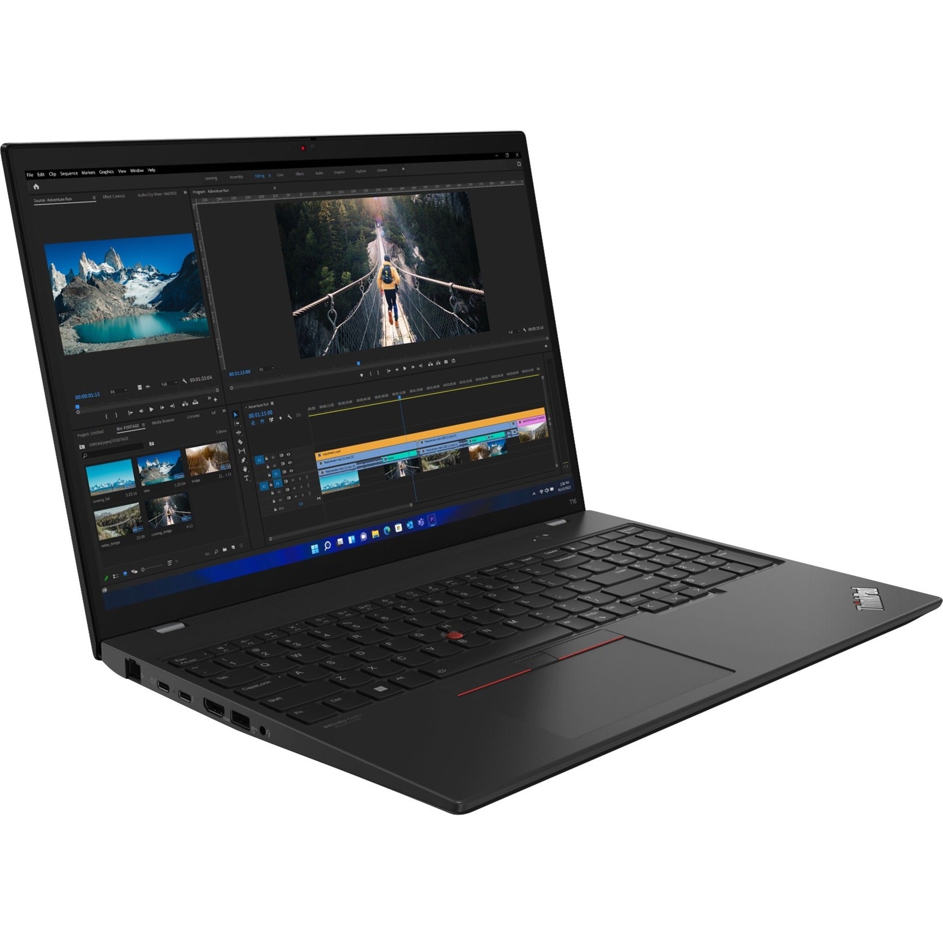 Lenovo 21CH0004US ThinkPad T16 Gen 1 16" Notebook, Ryzen 5 PRO, 16GB RAM, 256GB SSD, Windows 11 Pro